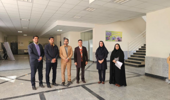 حضور مدیران دانشگاه بیرجند و ملی مهارت در دانشکده کشاورزی سرایان