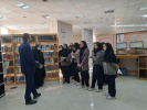 بازدید دانش‌آموزان از کتابخانه مرکزی و مرکز نشر